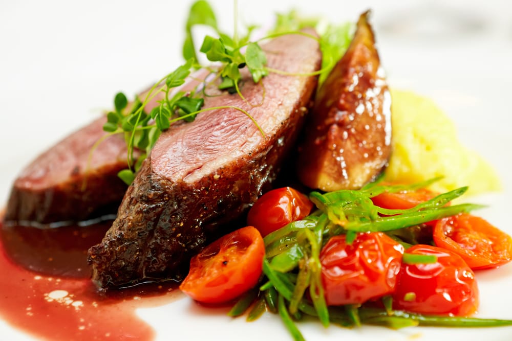 Fillet with fig sauce recipe