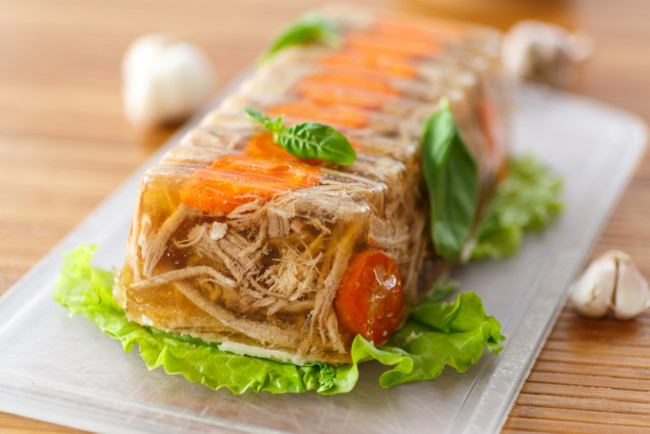 Here Is A Christmas Pork Aspic Recipe